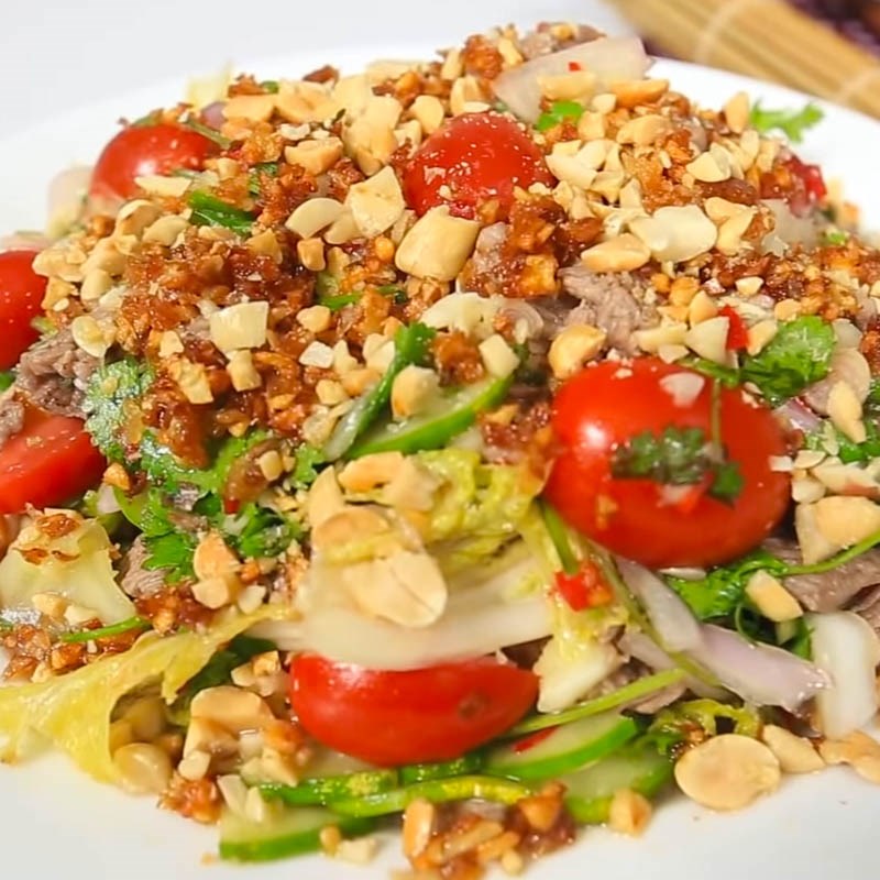 Bước 6 Thành phẩm Gỏi bò Thái Lan sả ớt