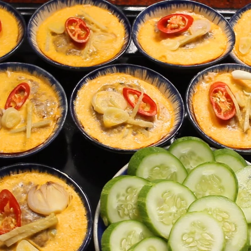 Bước 4 Thành phẩm Mắm chưng hột vịt