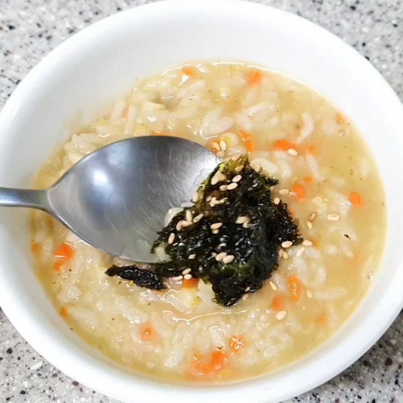 Bước 5 Thành phẩm Cháo bào ngư cà rốt cho bé