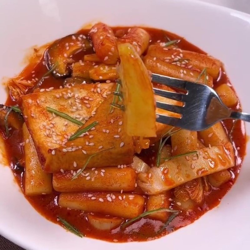 Bước 5 Thành phầm Nấu tokbokki chay