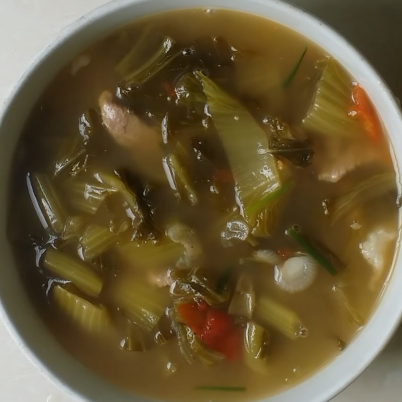Bước 4 Thành phẩm Canh cải chua thịt heo