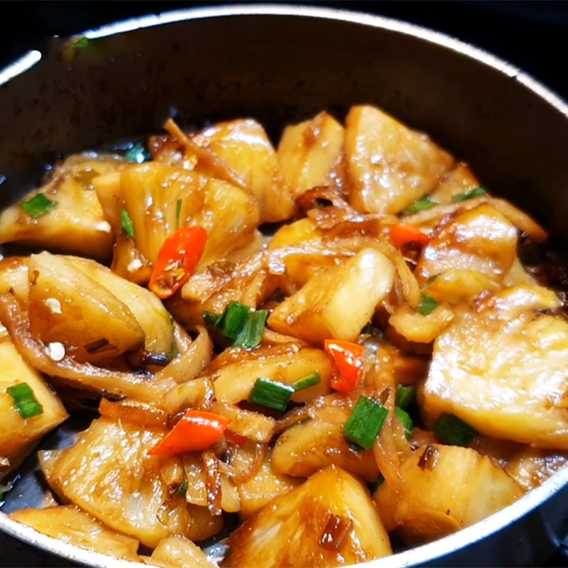 Bước 5 Thành phẩm Thơm kho gừng chay