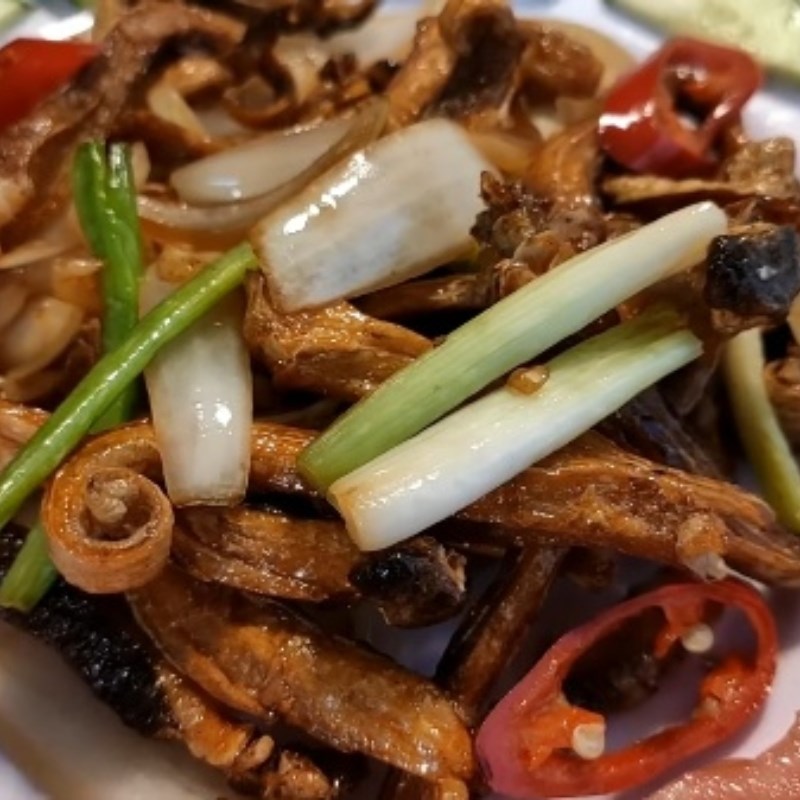 Bước 5 Thành phẩm Khô cá đuối chiên nước mắm