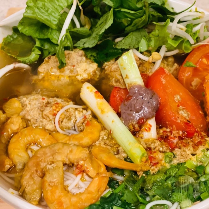 Bước 4 Thành phẩm Bún riêu tôm khô (công thức chia sẻ từ người dùng)
