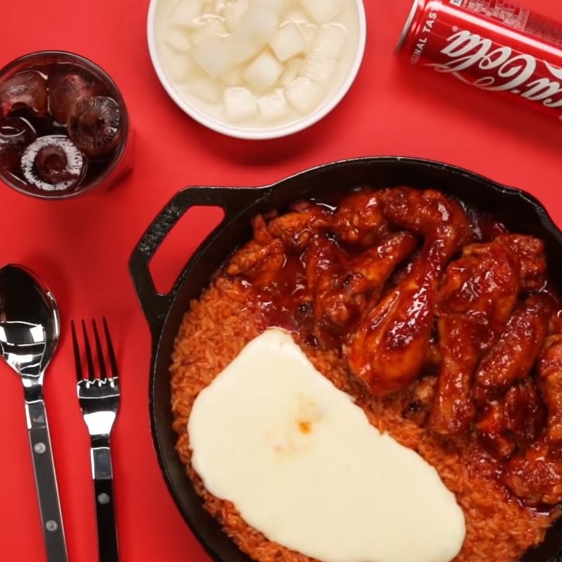 Bước 5 Thành phẩm Cơm gà BBQ phô mai