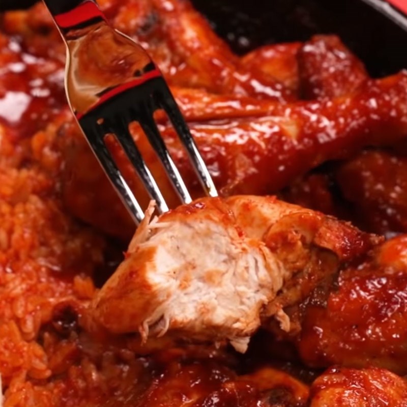 Bước 5 Thành phẩm Cơm gà BBQ phô mai