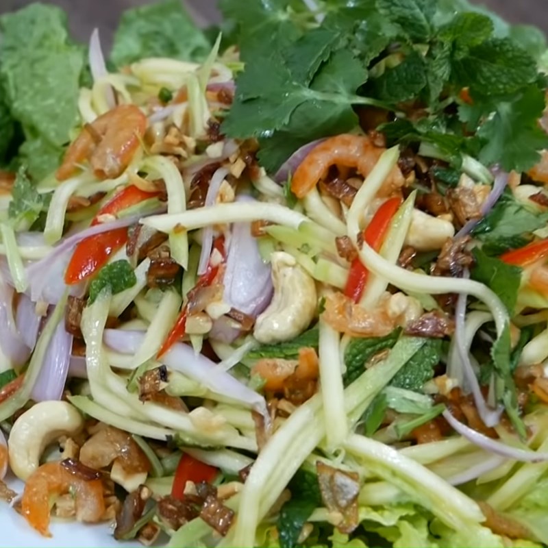 Bước 7 Thành phẩm Gỏi xoài tôm khô