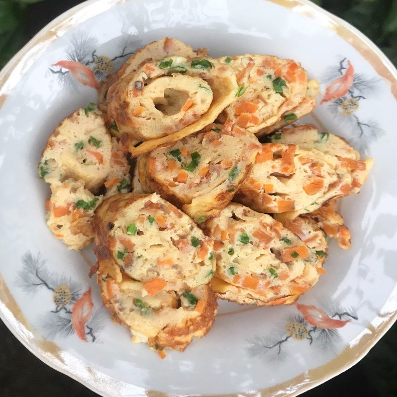 Bước 4 Thành phẩm Trứng chiên cà rốt