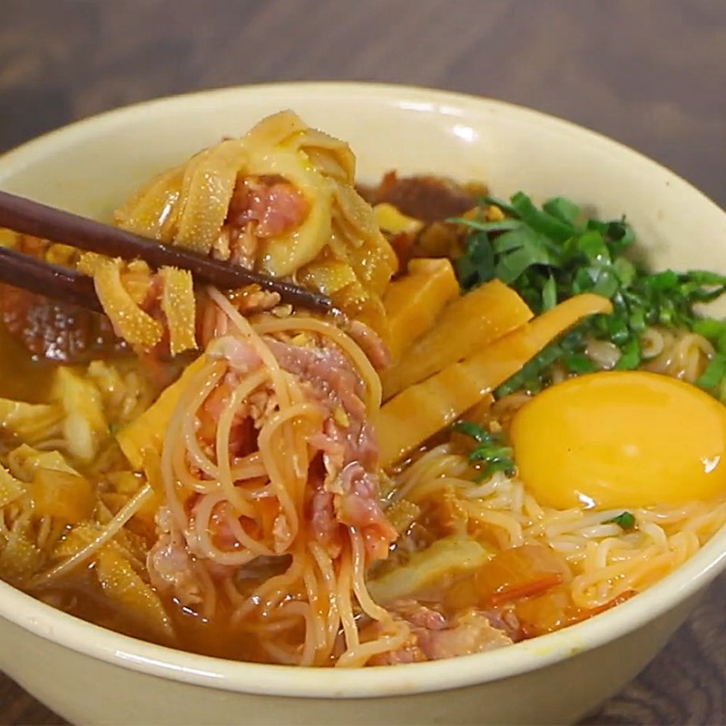 Bước 6 Thành phẩm Bún măng bò