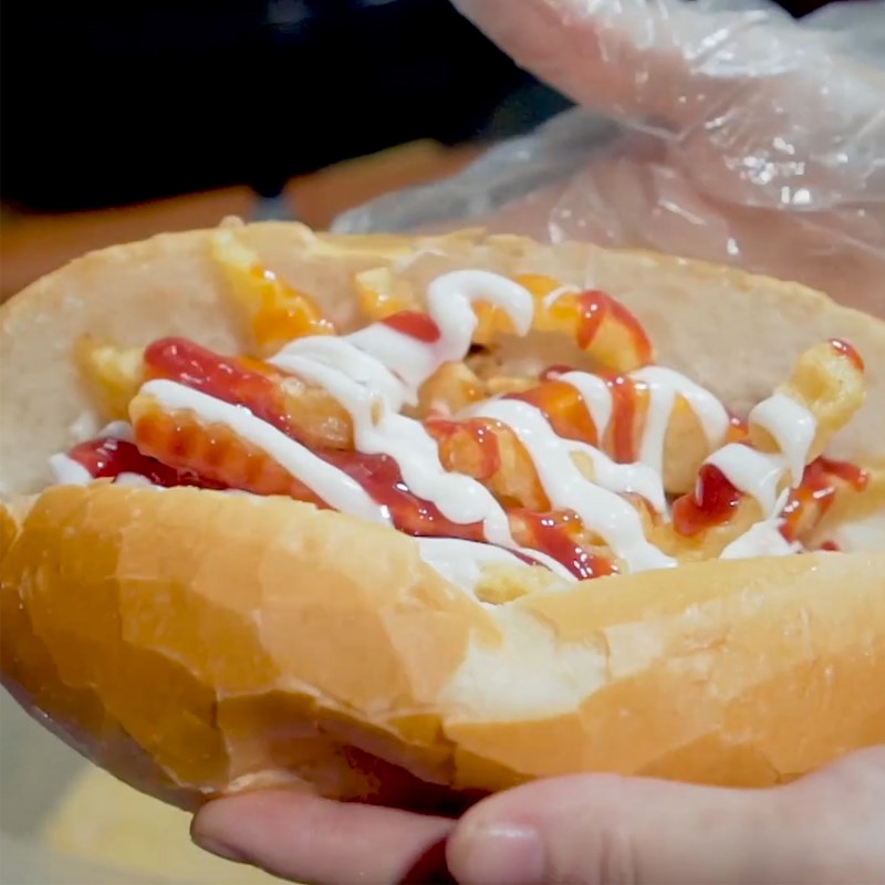 Bước 6 Thành phẩm Bánh mì nem khoai
