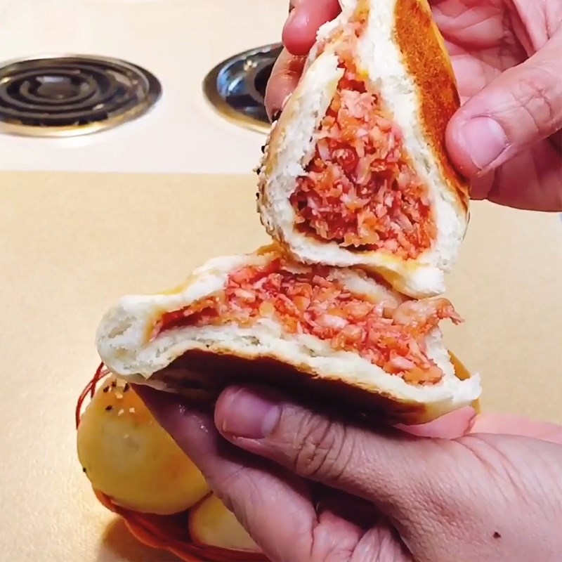 Bước 7 Thành phẩm Bánh mì nhân thịt gà