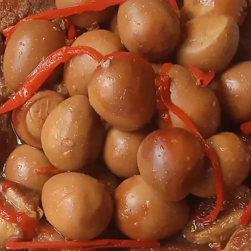 Bước 6 Thành phẩm Thịt kho trứng cút