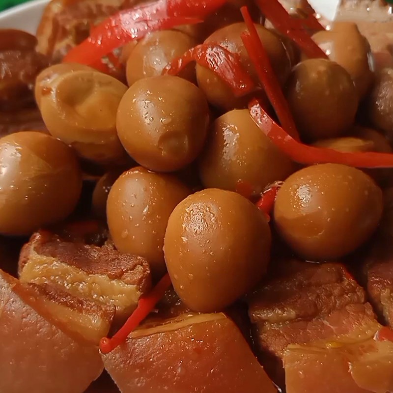 Bước 6 Thành phẩm Thịt kho trứng cút