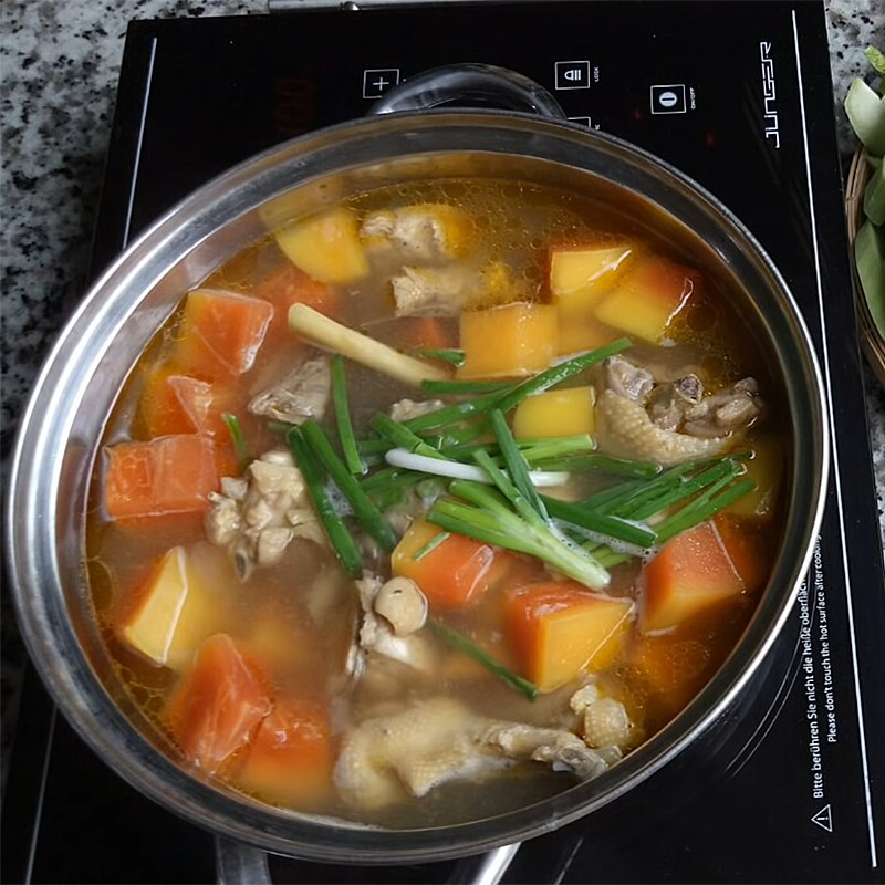 Bước 5 Thành phẩm Lẩu gà hầm đu đủ