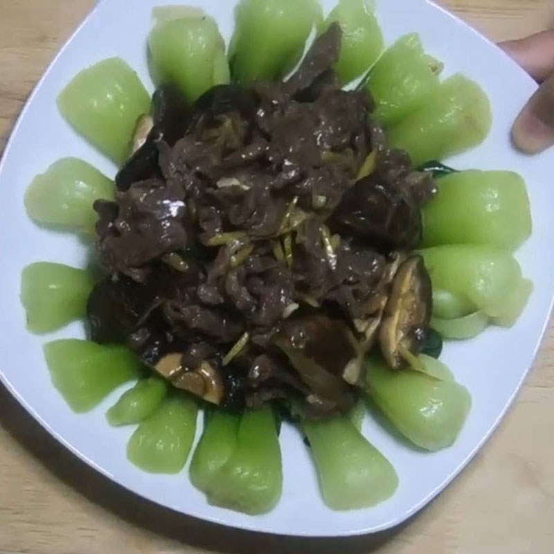 Bước 5 Thành phẩm Thịt bò xào nấm hương (nấm đông cô)