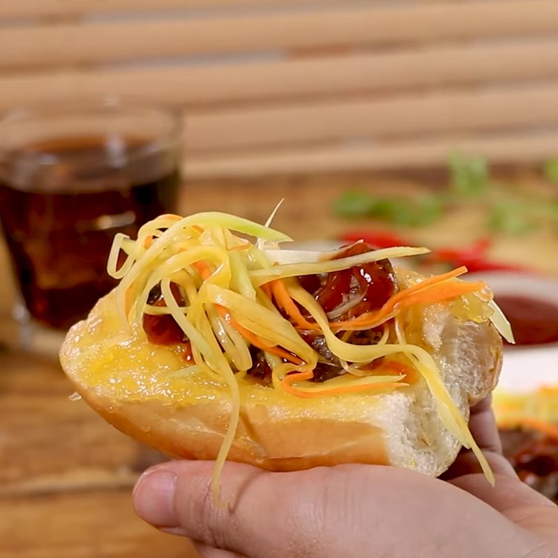 Bước 6 Thành phẩm Bánh mì bò nướng campuchia