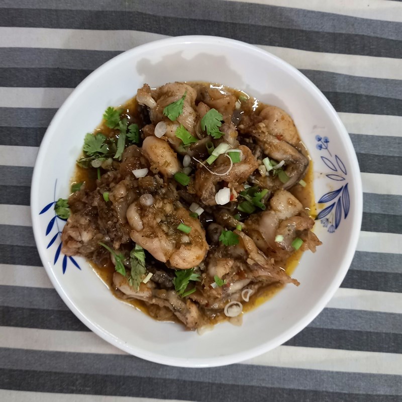 Bước 4 Thành phẩm Ếch xào sả ớt cà ri