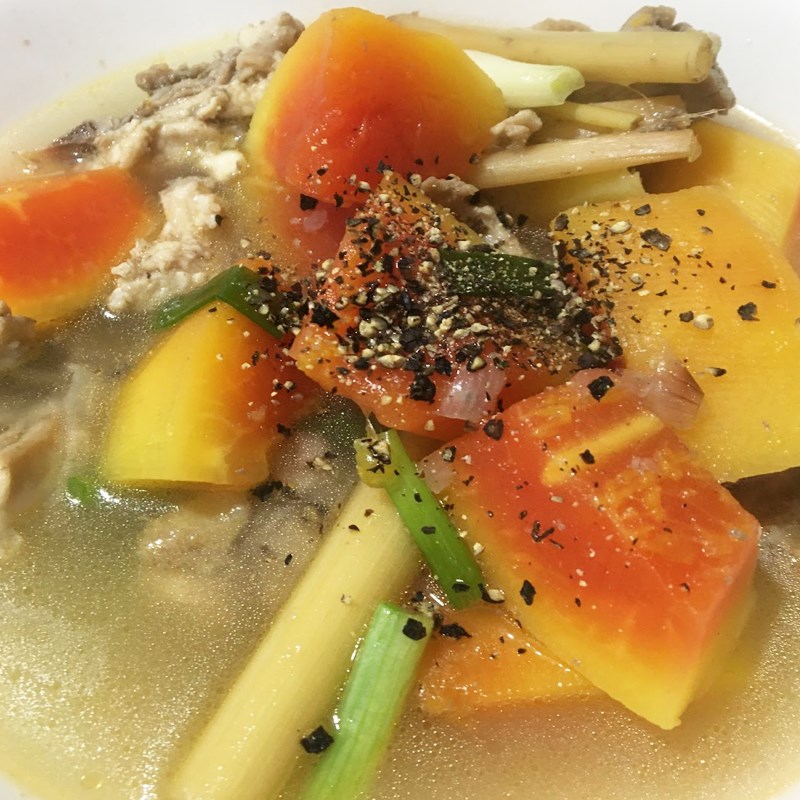Bước 4 Thành phẩm Gà hầm đu đủ