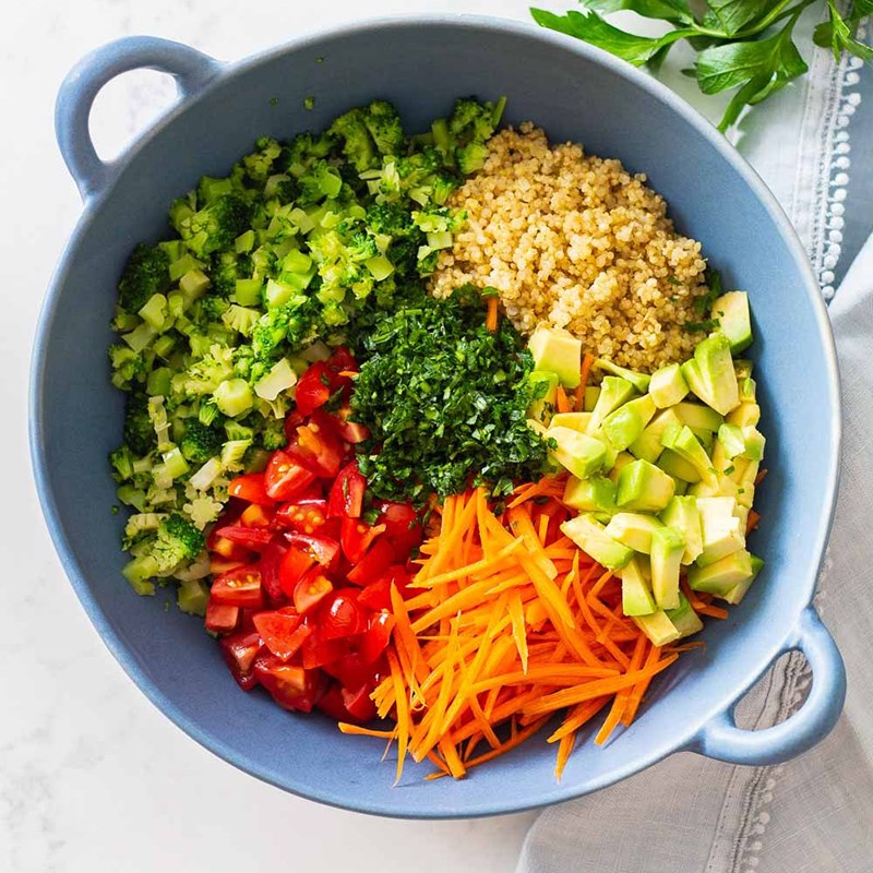 Bước 4 Thành phẩm Quinoa salad