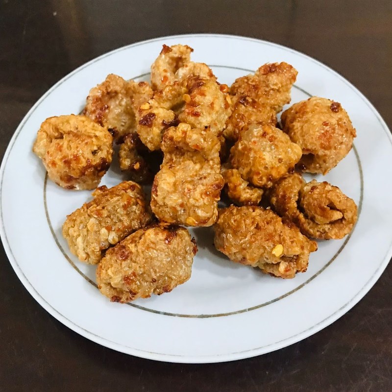 Bước 5 Thành phẩm Da heo chiên nước mắm
