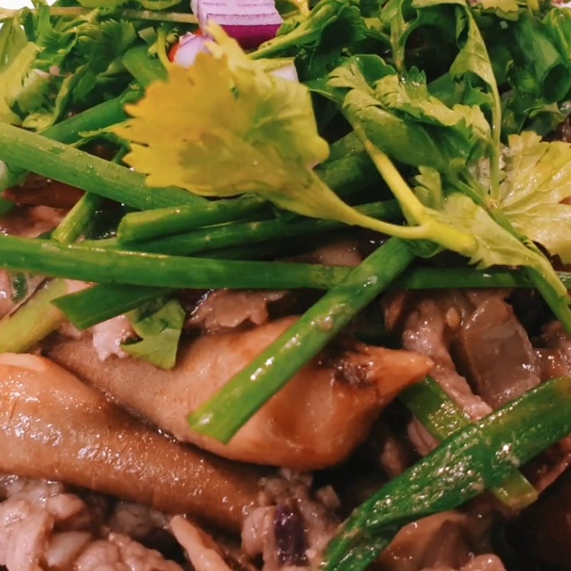 Bước 5 Thành phẩm Nấm mối xào thịt bò