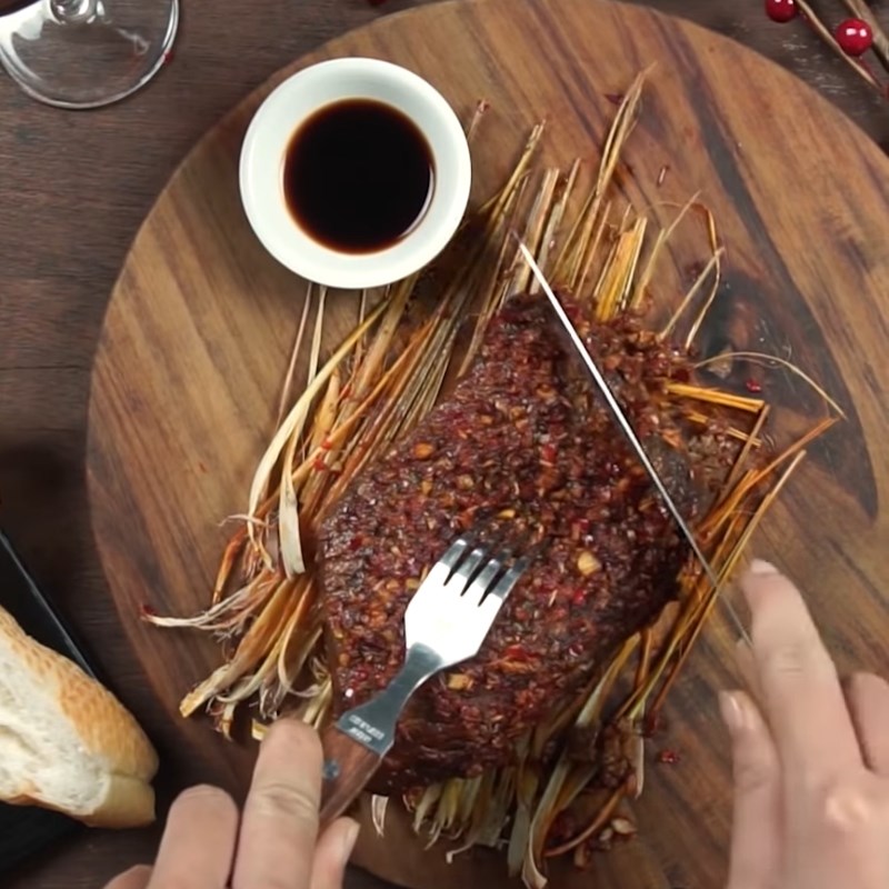 Bước 5 Thành phẩm Bò nướng sa tế sả