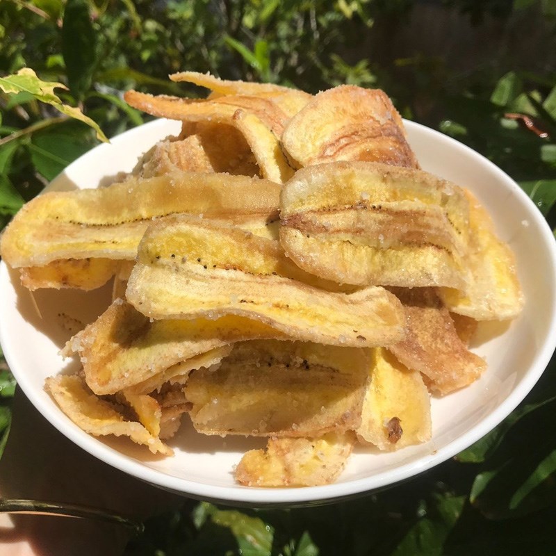 Bước 4 Thành phẩm Chuối xanh ngào đường