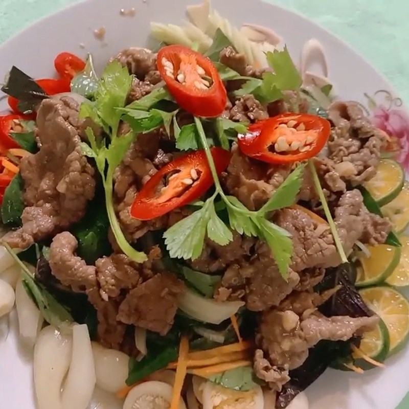 Bước 6 Thành phẩm Gỏi bò rau thơm