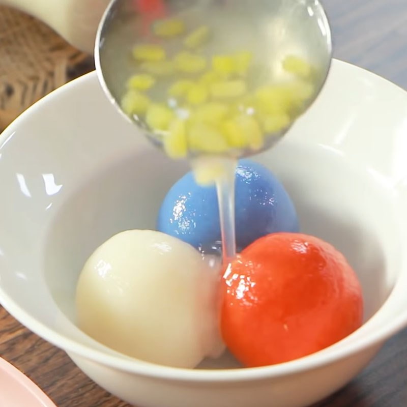 Bước 7 Thành phẩm Bánh trôi bánh chay màu sắc