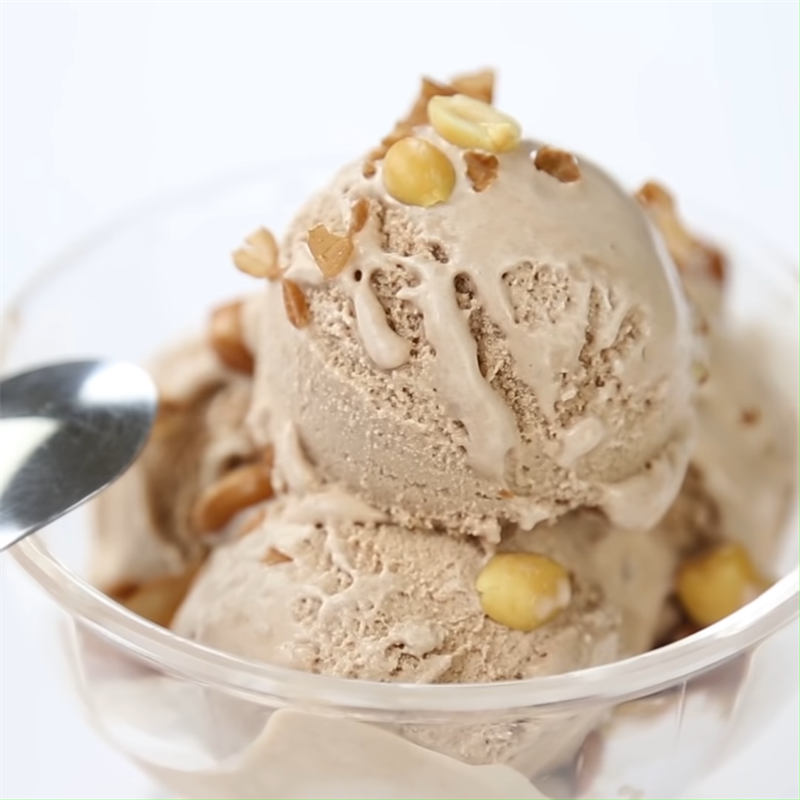 Bước 3 Thành phẩm Kem chuối cacao bằng máy xay sinh tố