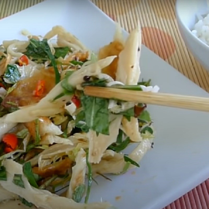 Bước 4 Thành phẩm Gỏi gà xe phay chay