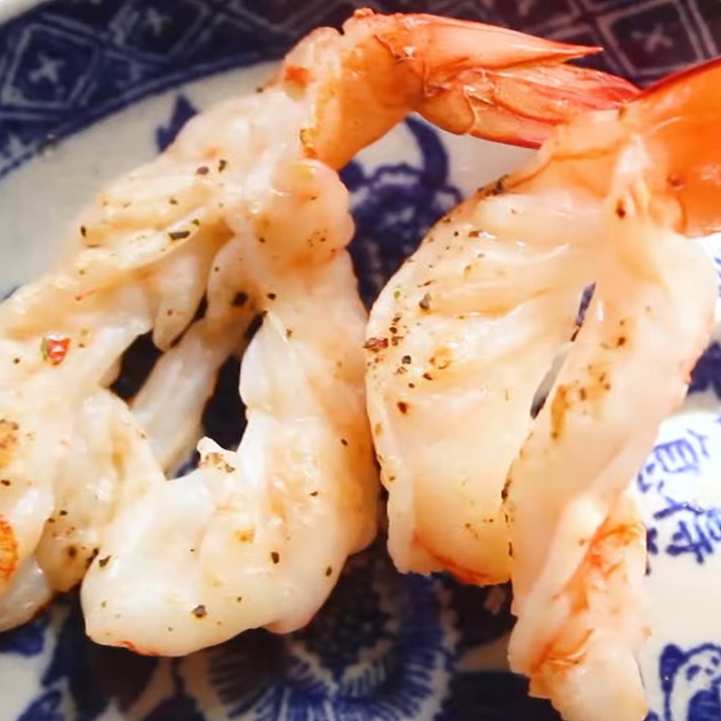 Bước 4 Thành phẩm Tôm một nắng