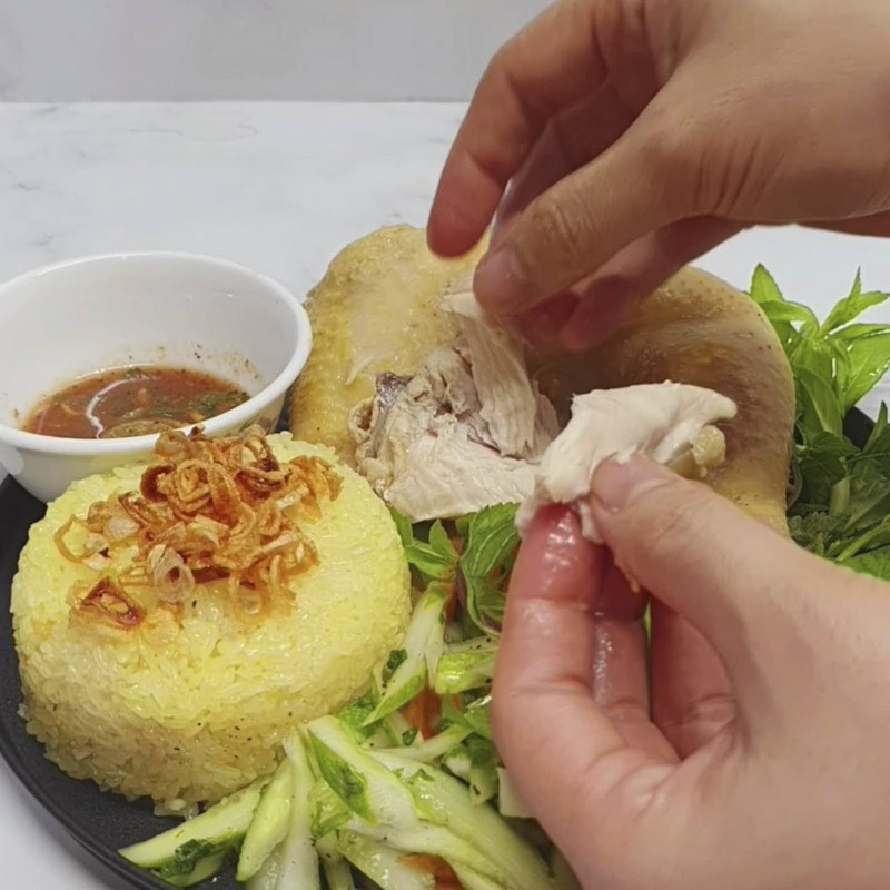 Bước 6 Thành phẩm Gà hấp xôi