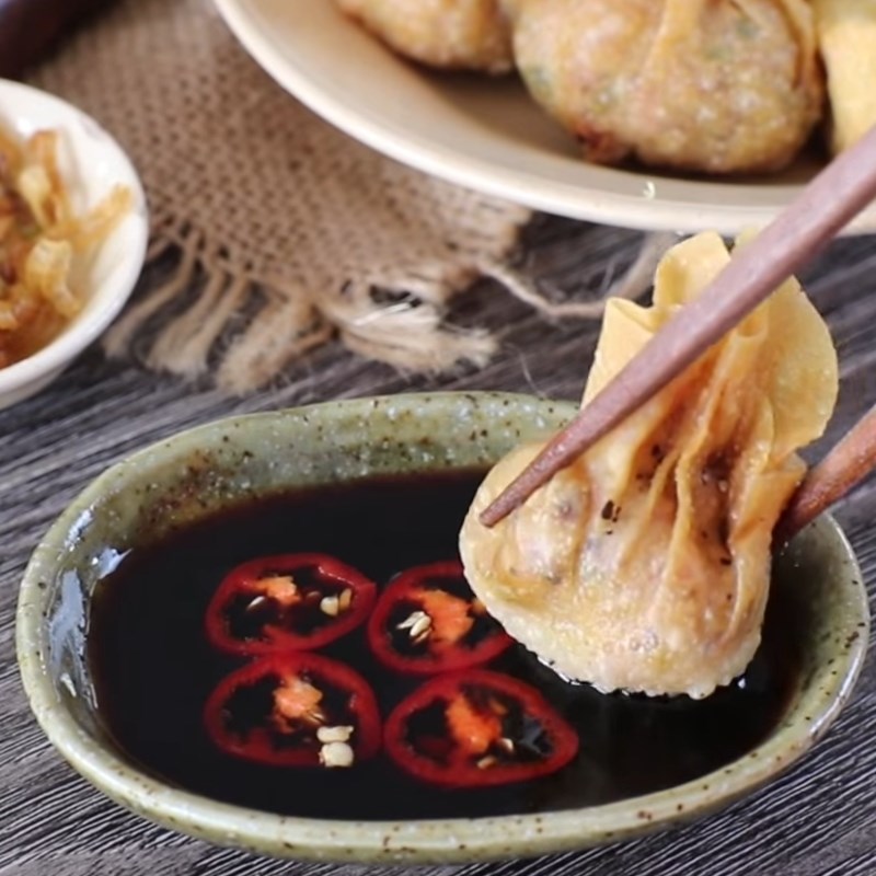 Bước 7 Thành phẩm Hủ tiếu hoành thánh chay