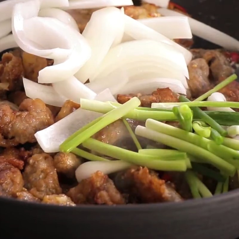 Bước 5 Hoàn thành Bao tử cá basa chiên tỏi ớt