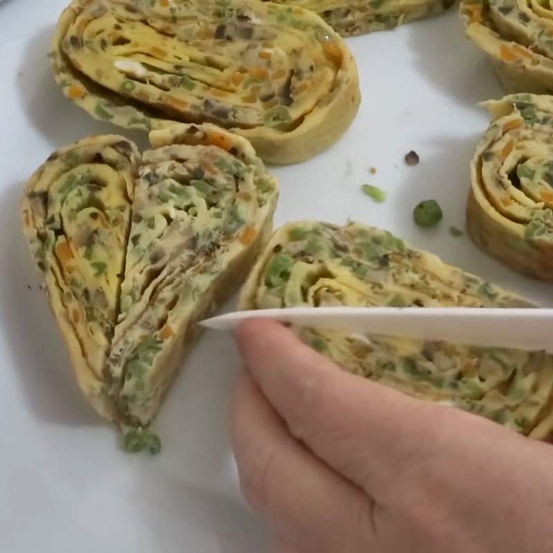 Bước 5 Thành phẩm Trứng cuộn ngũ sắc chiên