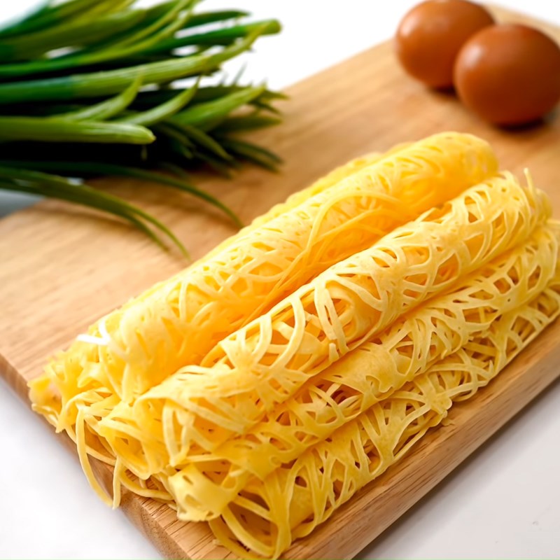 Bước 5 Thành phẩm Bánh trứng cuộn bằng nồi chiên không dầu