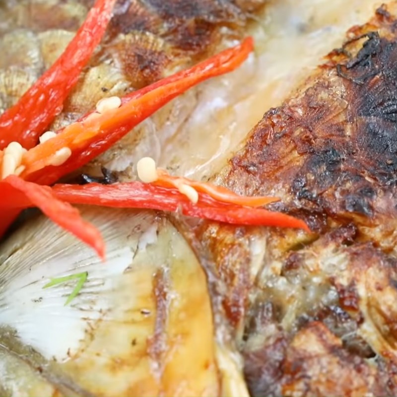 Bước 4 Thành phẩm Cá nướng pa pỉnh tộp bằng bếp than