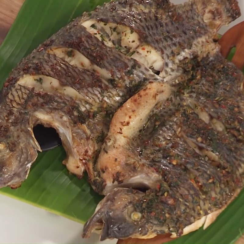 Bước 5 Thành phẩm Cá nướng pa pỉnh tộp bằng lò nướng
