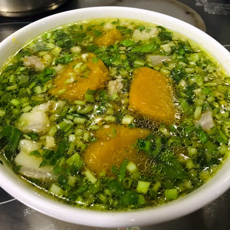 Bước 4 Thành phẩm Canh bí đỏ thịt bằm