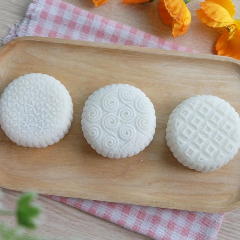 Bước 7 Thành phẩm Bánh trung thu dẻo nhân đậu xanh