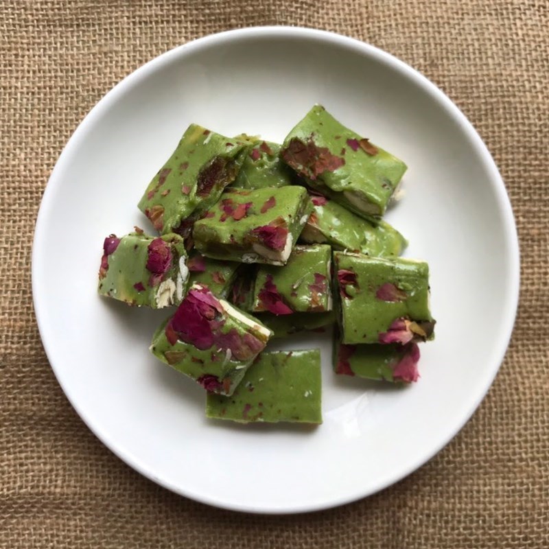 Bước 5 Thành phẩm Kẹo nougat trà xanh - socola
