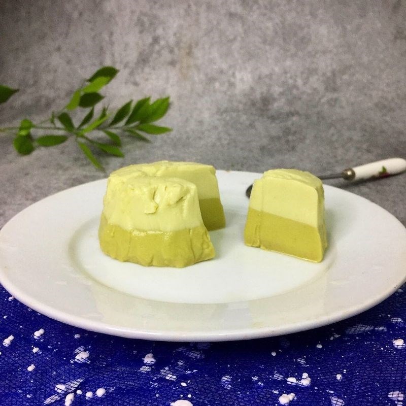 Bước 3 Thành phẩm Panna cotta bơ sữa