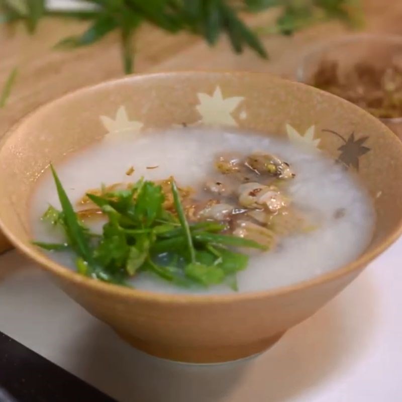 Bước 5 Thành phẩm Cháo ngao chuẩn xứ Nghệ