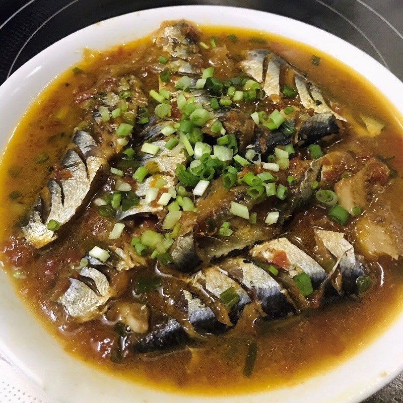 Bước 4 Thành phẩm Cá trích sốt cà chua