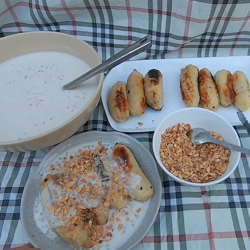 Bước 5 Thành phẩm Chuối nướng nước cốt dừa