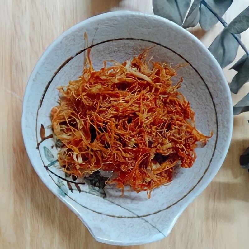 Bước 4 Thành phẩm Chà bông chay từ nấm kim châm