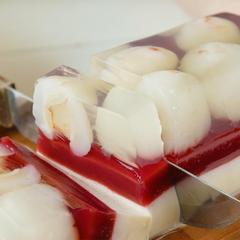 Bước 8 Thành phẩm Panna cotta thạch vải