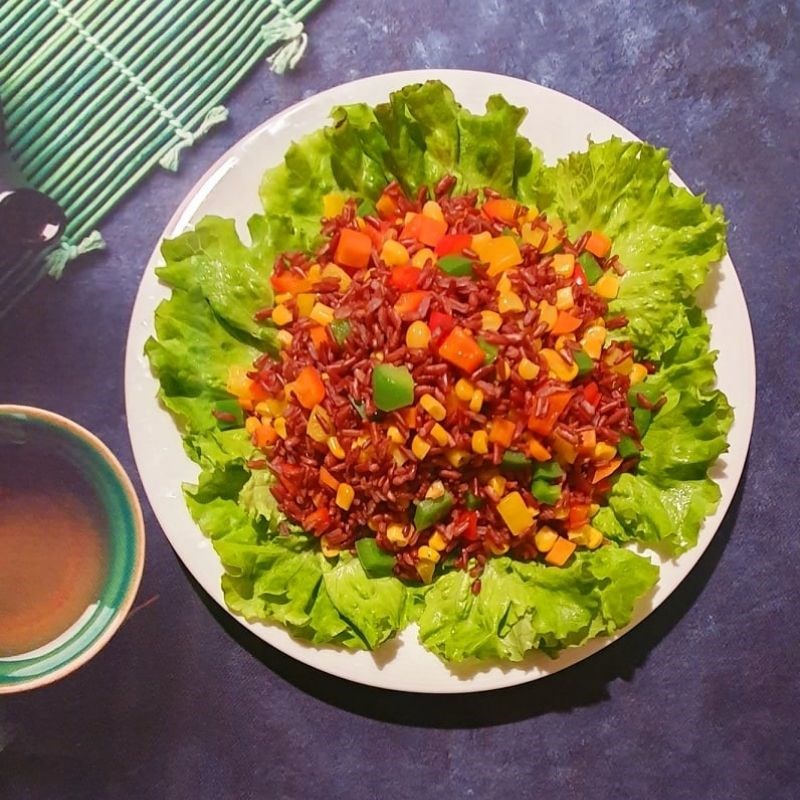 Bước 4 Thành phẩm Salad gạo lứt