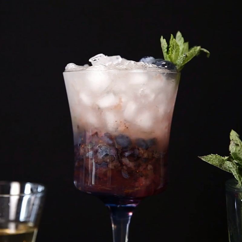 Bước 3 Thành phẩm Mojito việt quất không cồn
